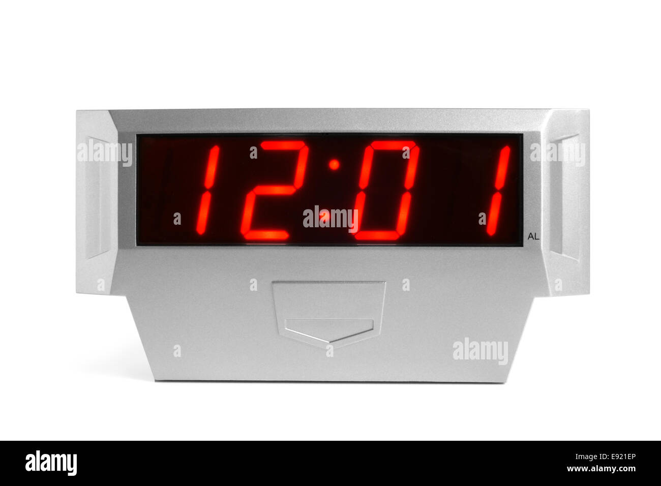 Digital electronic clock Stock Photo
