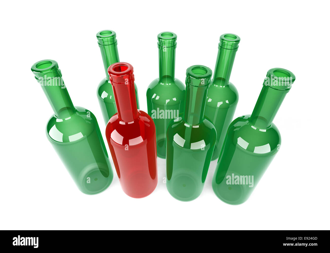 Empty beer bottles party Cut Out Stock Images & Pictures Alamy