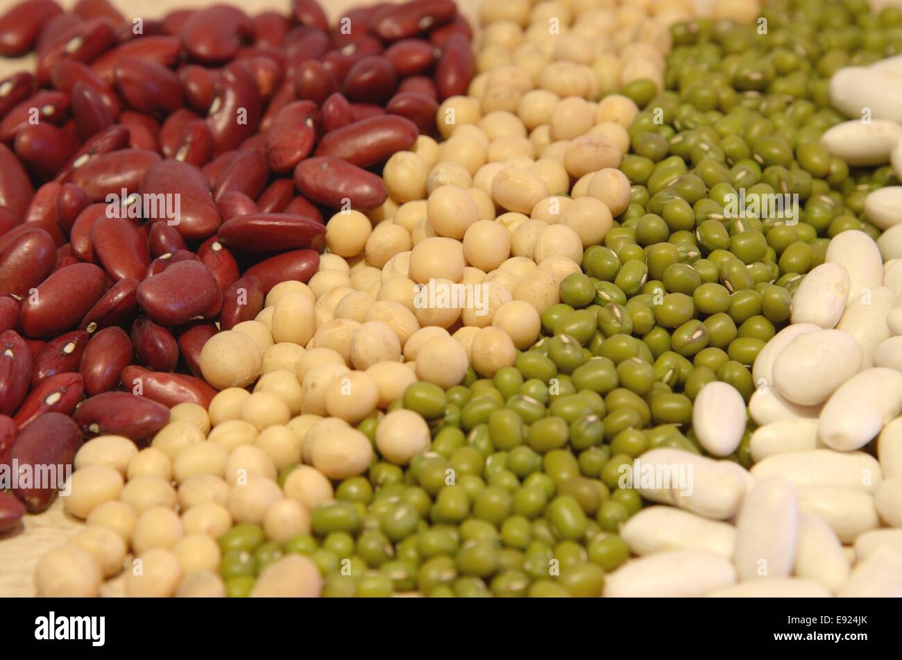 Mixed dry Beans Stock Photo Alamy