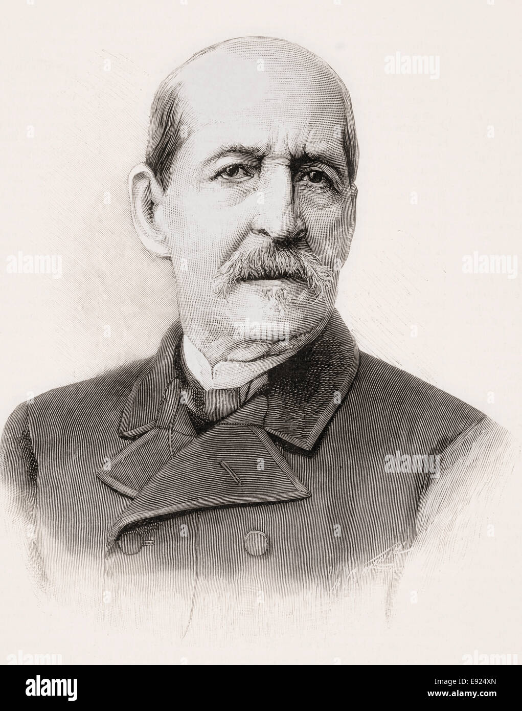 Germán Hernández Amores, 1823- 1894. Spanish painter. Stock Photo