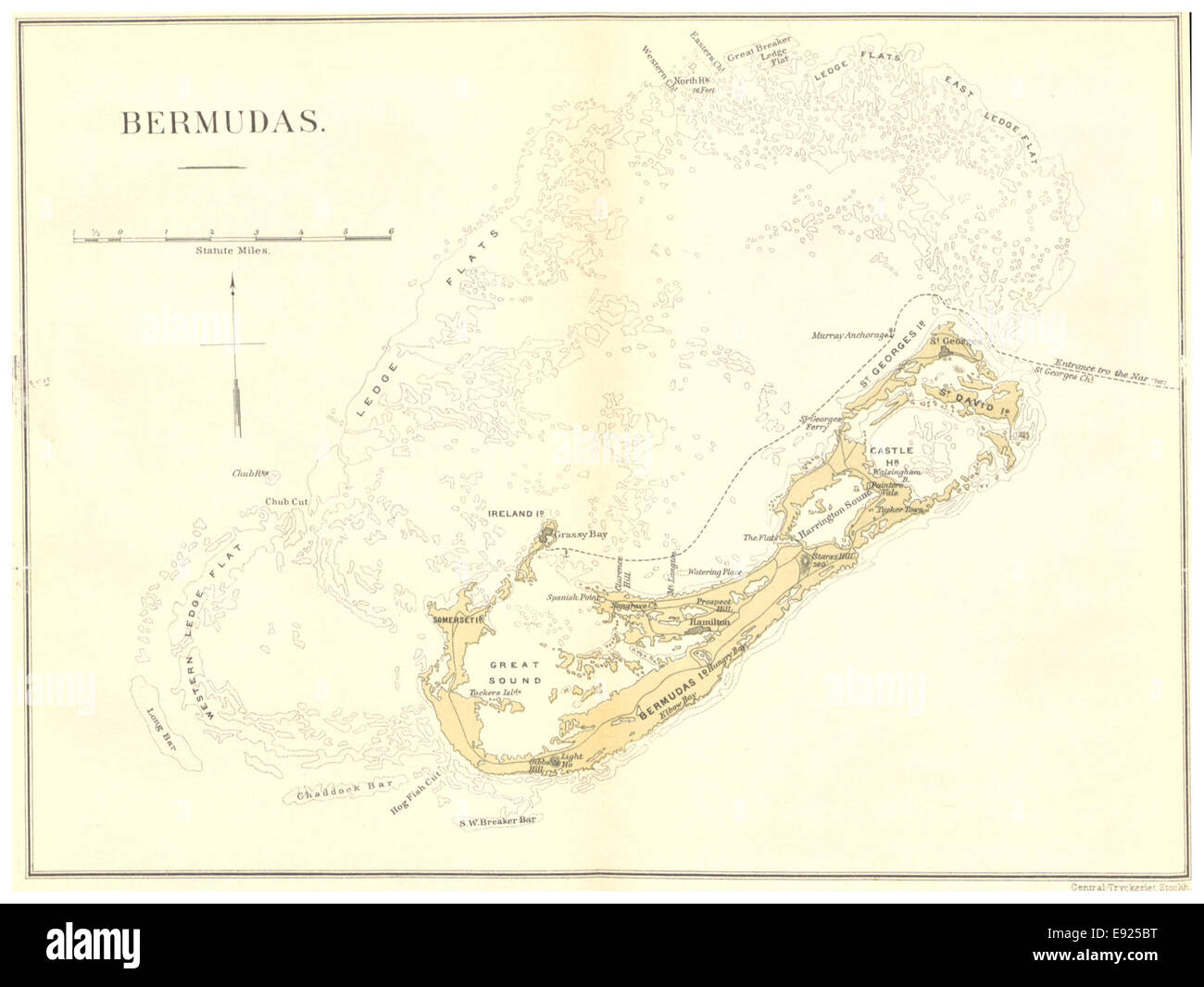 018 Map Bermudas E925BT 