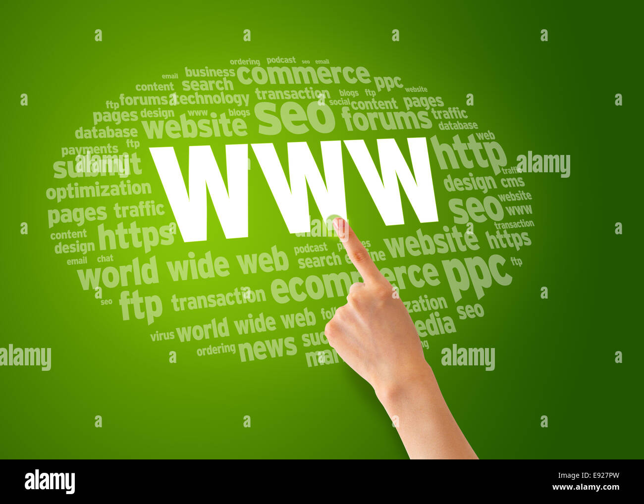 World Wide Web Stock Photo