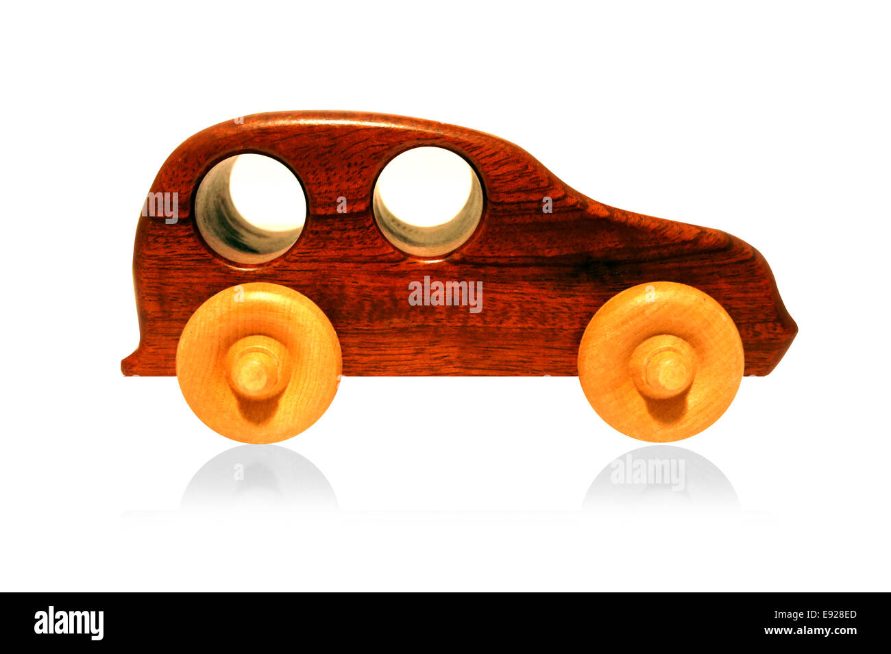 Wooden Toy Car Stock Photo - Alamy