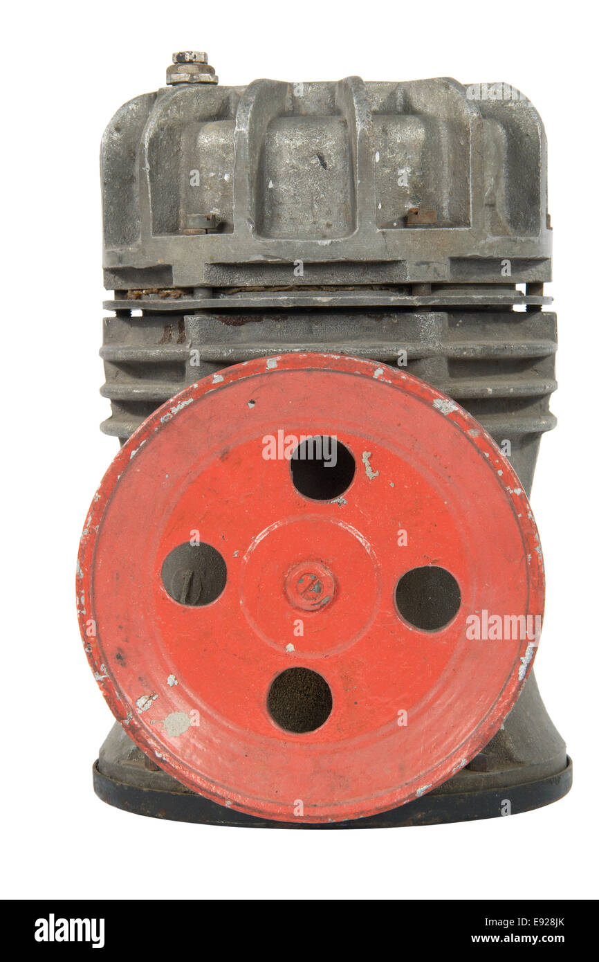 Old air compressor, isolated hi-res stock photography and images - Alamy