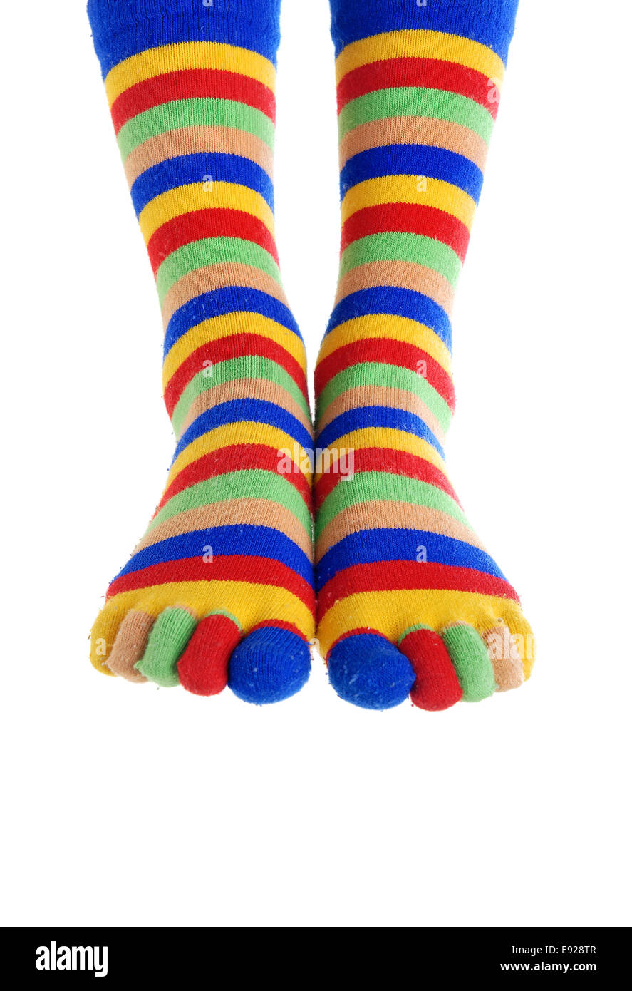Нога клоуна. Ноги клоуна. Чулки клоуна разноцветные. Клоун в чулках. Колготки разноцветные детские клоунские.