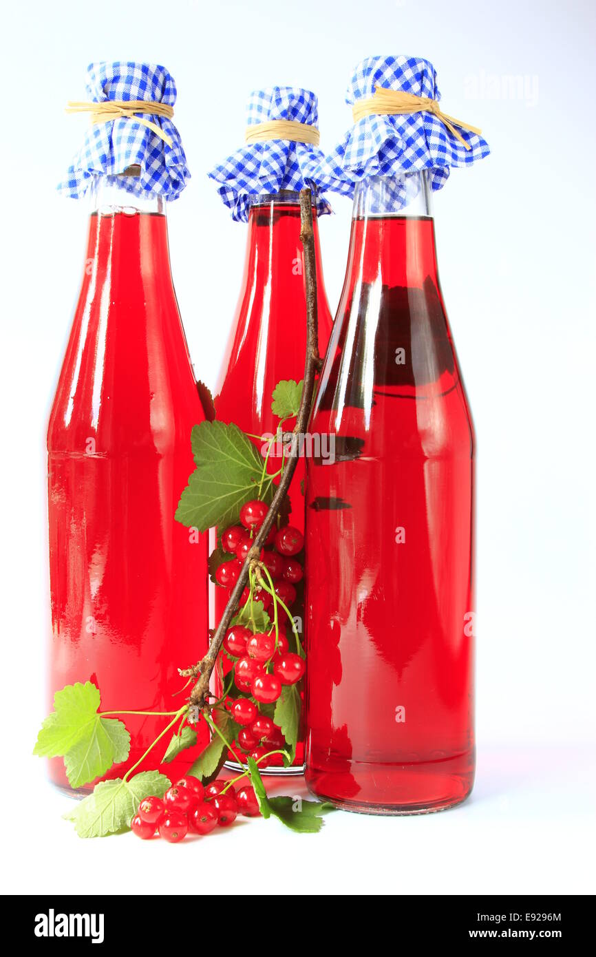 red currant wine Stock Photo