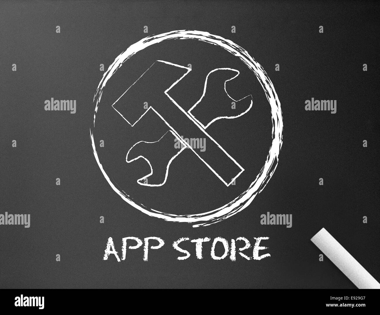 Chalkboard - App Store Stock Photo