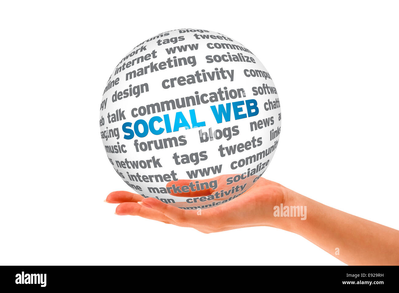 Social Web Stock Photo Alamy
