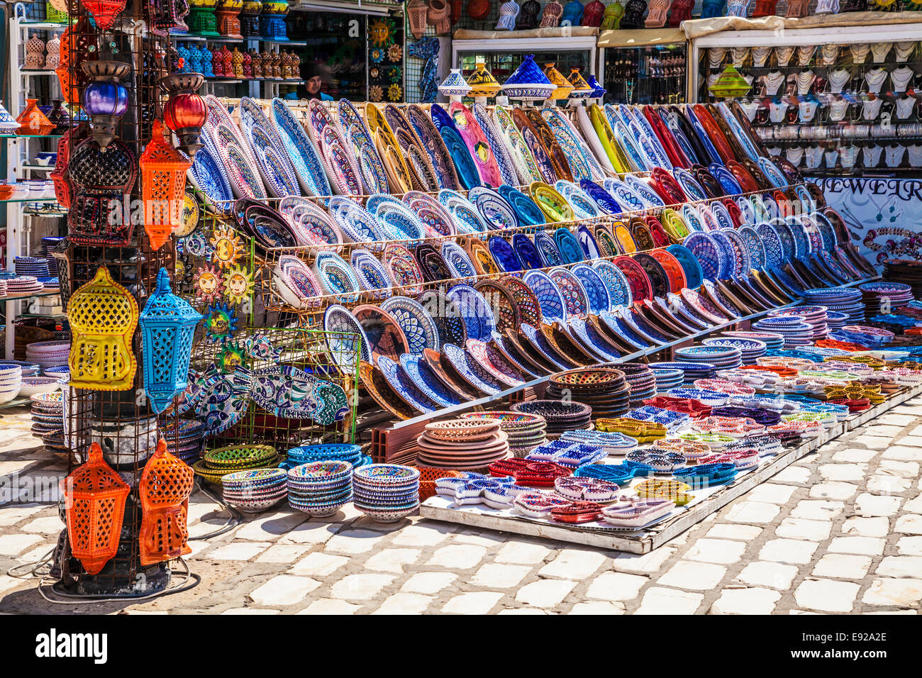 Souvenir souvenirs displayed handicrafts hi-res stock photography