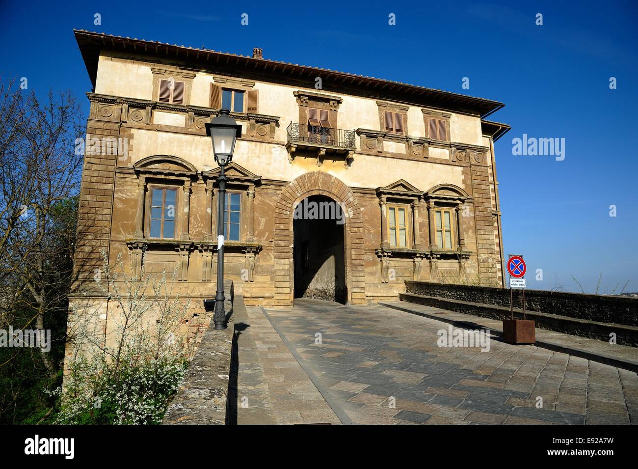 Palazzo Campana (Colle di Valdelsa) Stock Photo