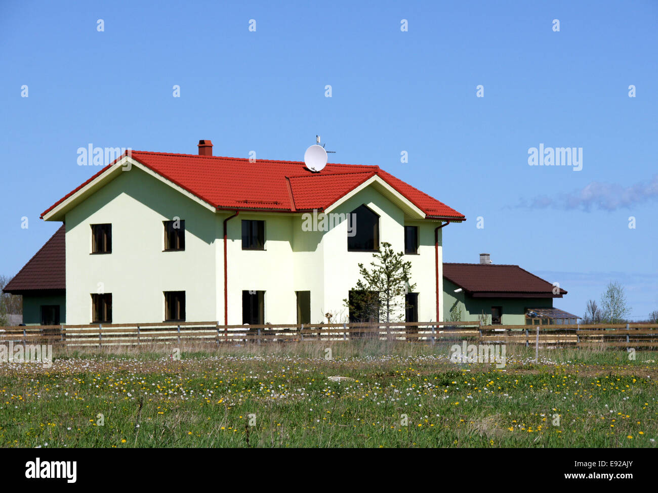 The modern house Stock Photo - Alamy