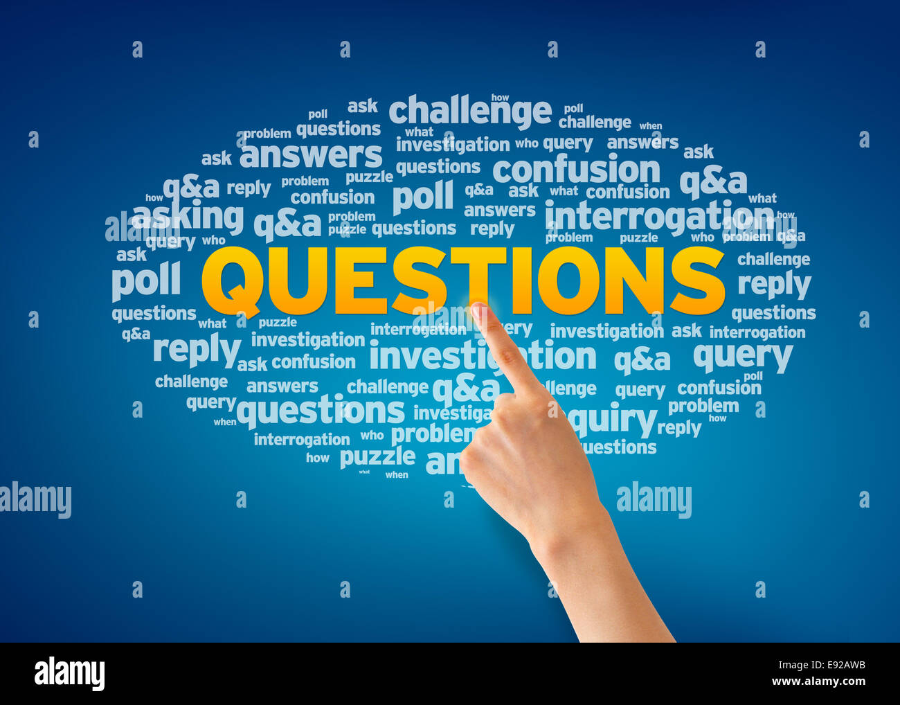 Questions Stock Photo