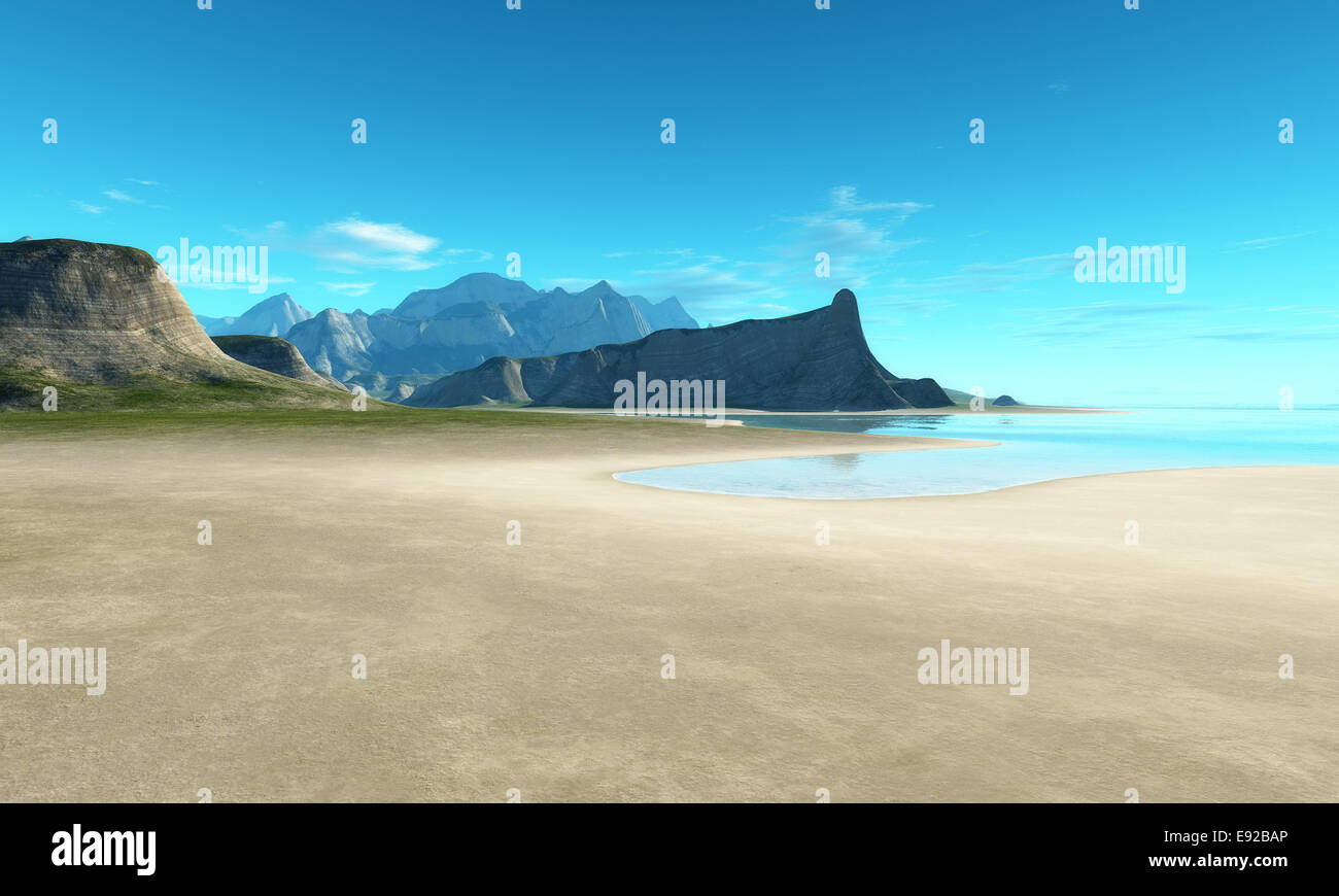 Beach scenery hi-res stock photography and images - Alamy