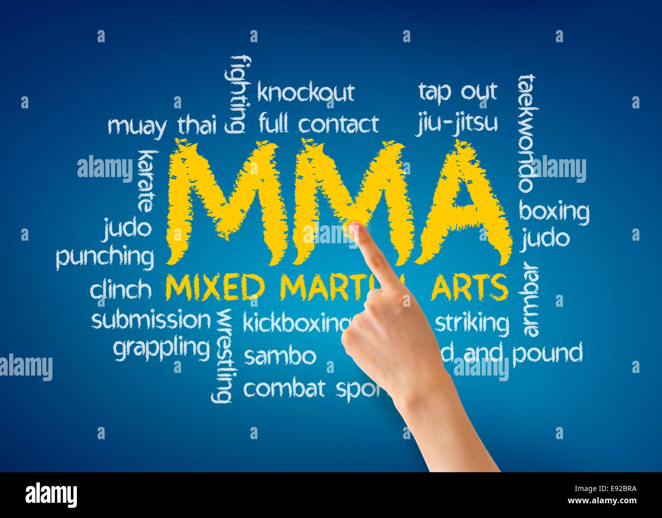 Mixed Martial Arts Stock Photo Alamy