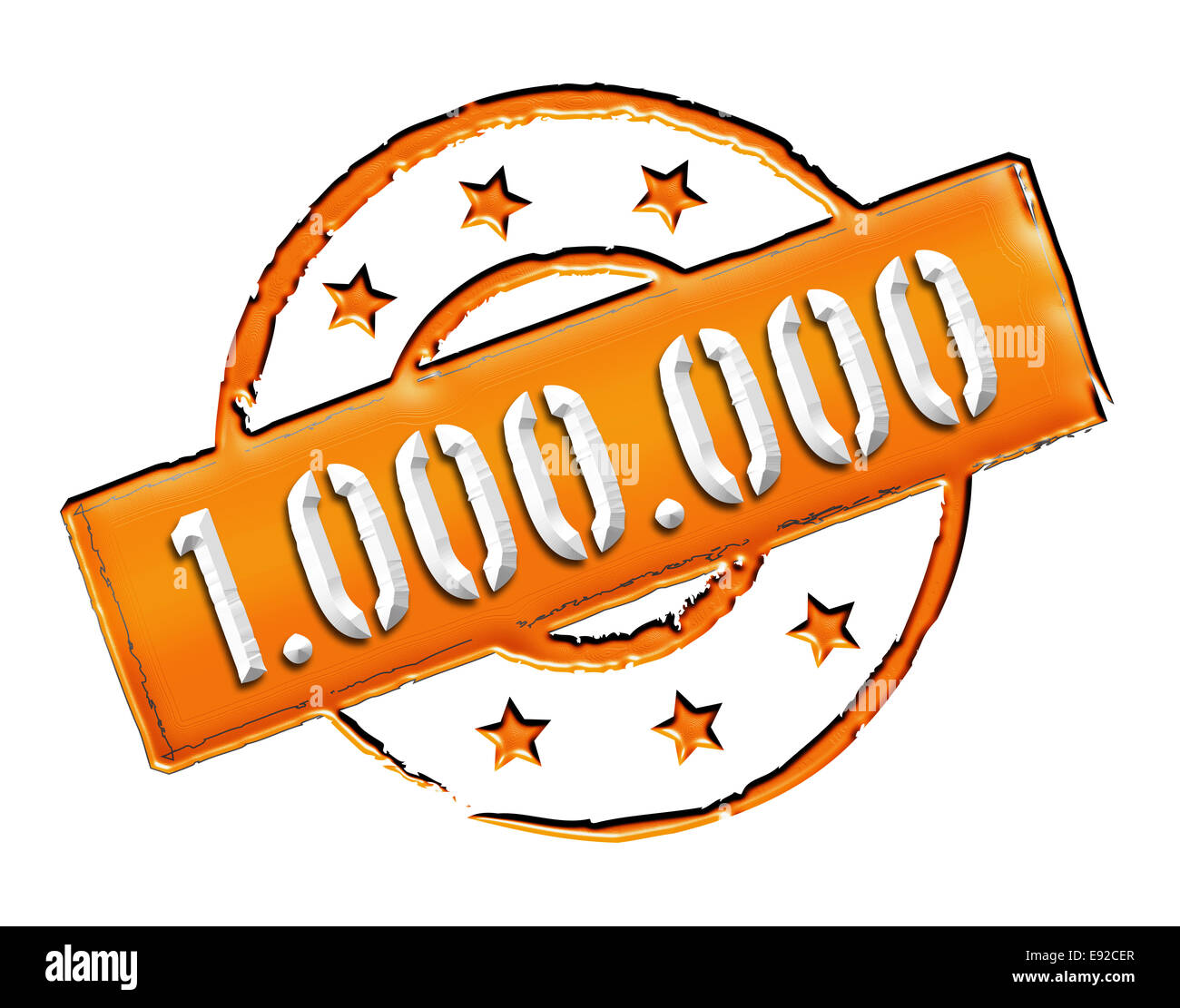 Stamp - 1.000.000 Stock Photo - Alamy