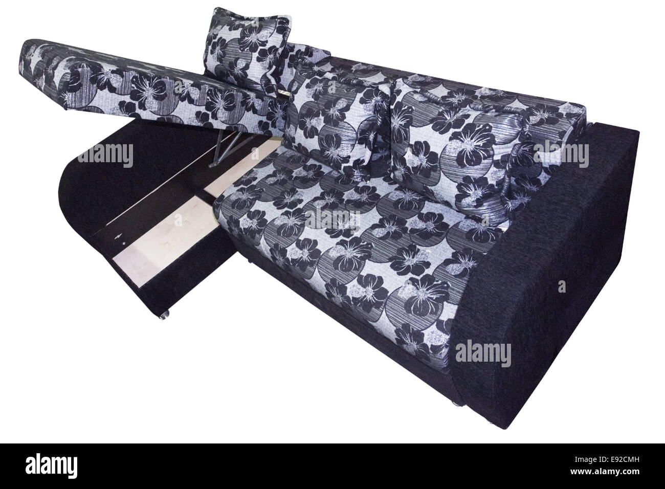sofa white and black Stock Photo - Alamy