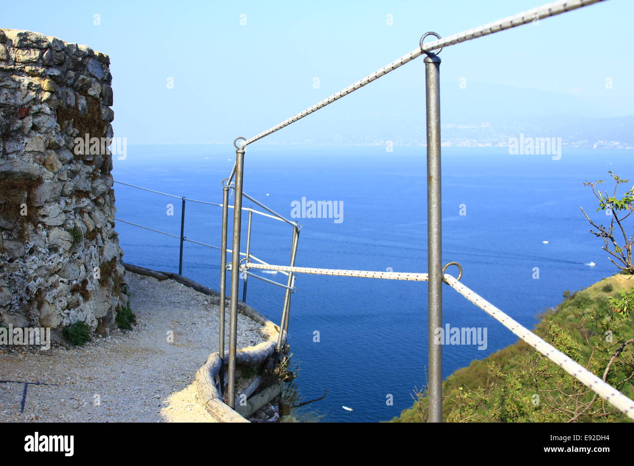Rocca di Manerba, Lake Garda, Italy Stock Photo