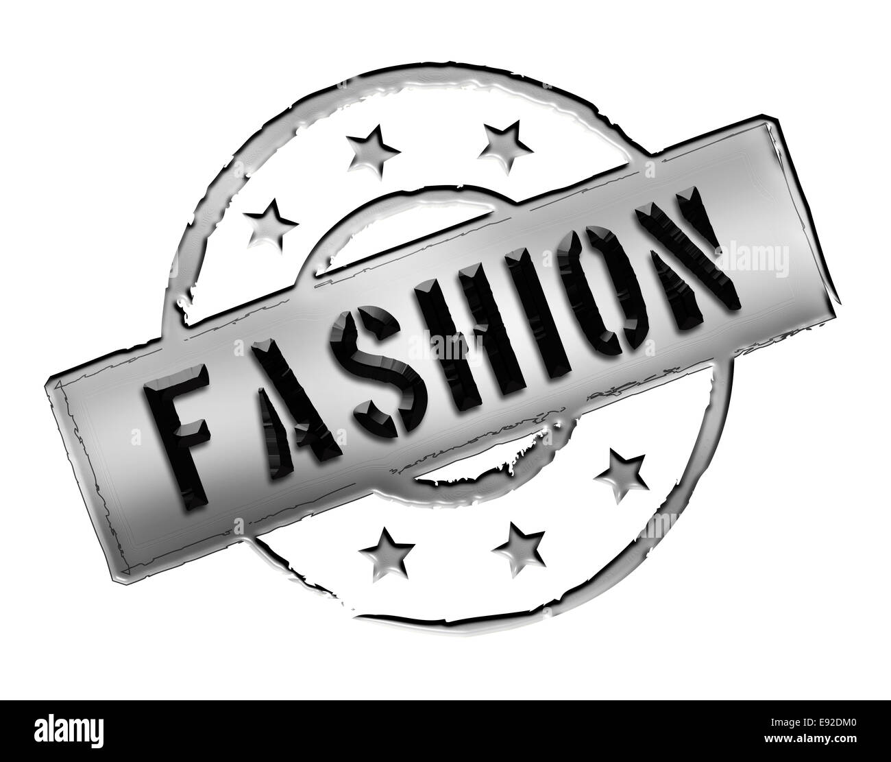 Stamp - FASHION Stock Photo