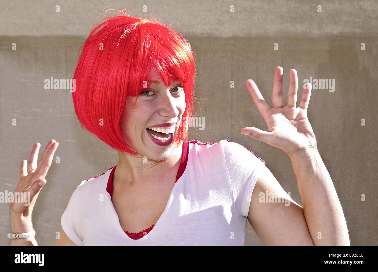 Redheaded Cutie Stock Photo