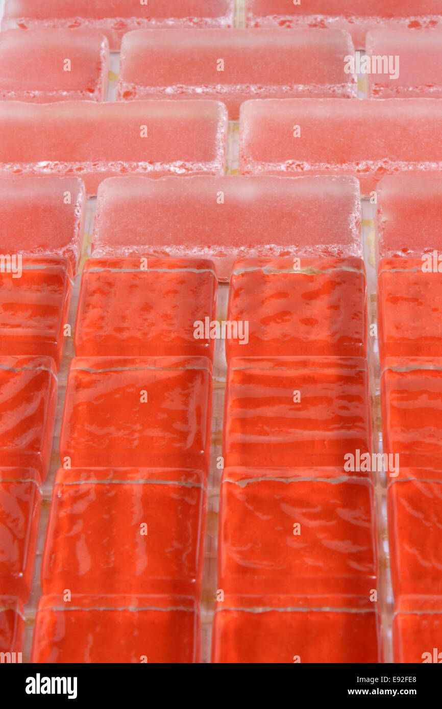 Collection glass tile Stock Photo Alamy