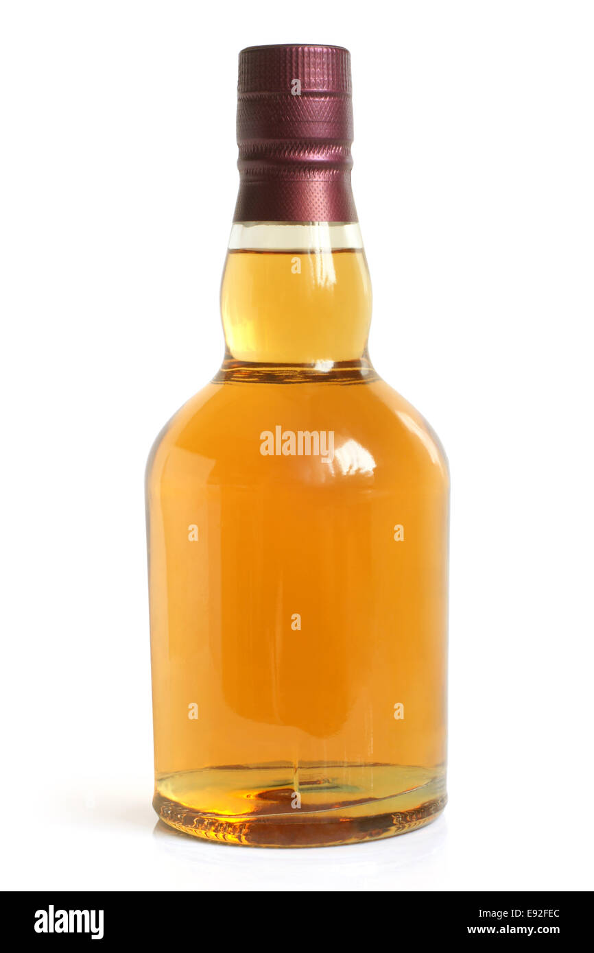 Bottle of alcoholic drink Stock Photo Alamy