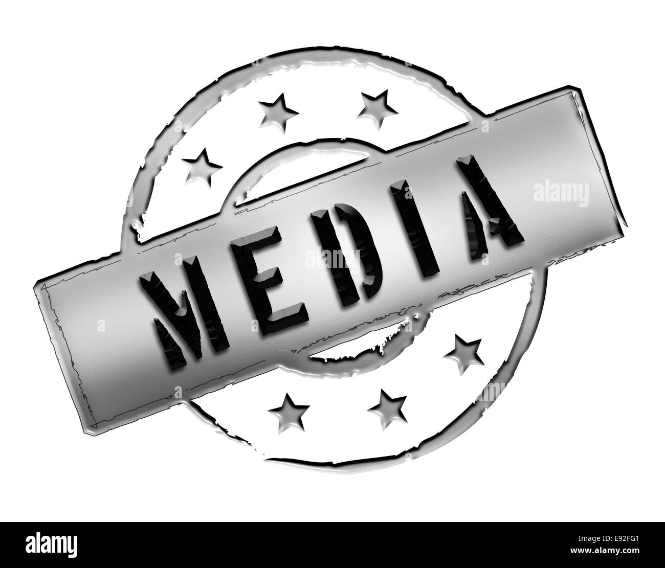 Stamp MEDIA Stock Photo Alamy