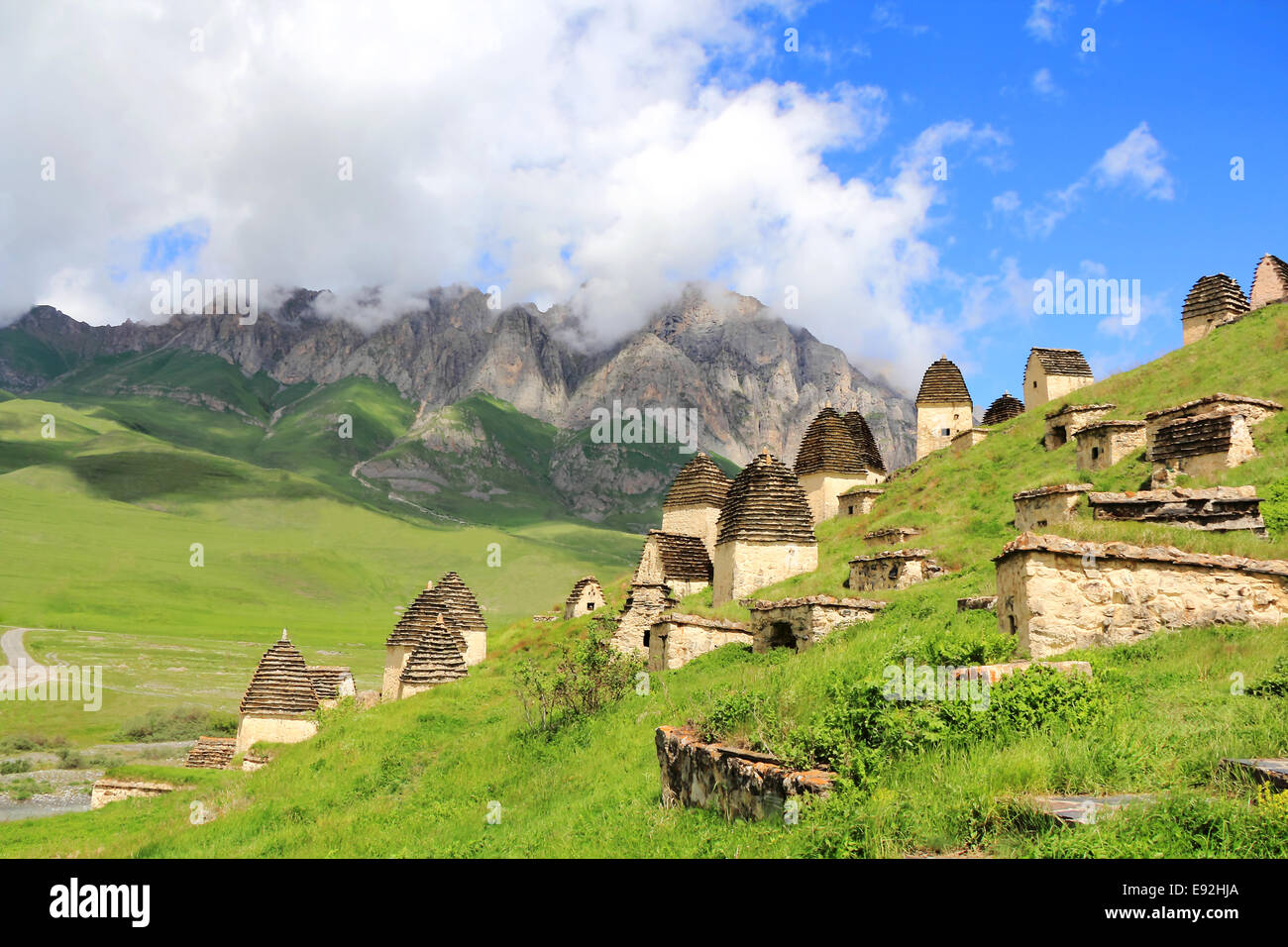 Caucasus mountains Stock Photo