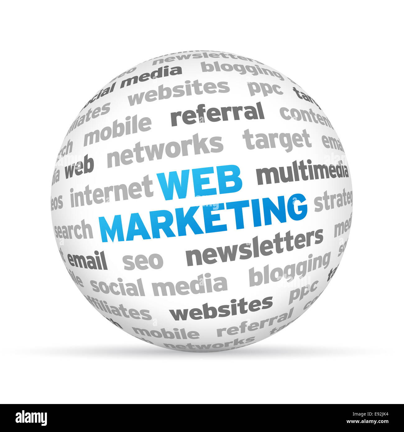 Web Marketing Stock Photo