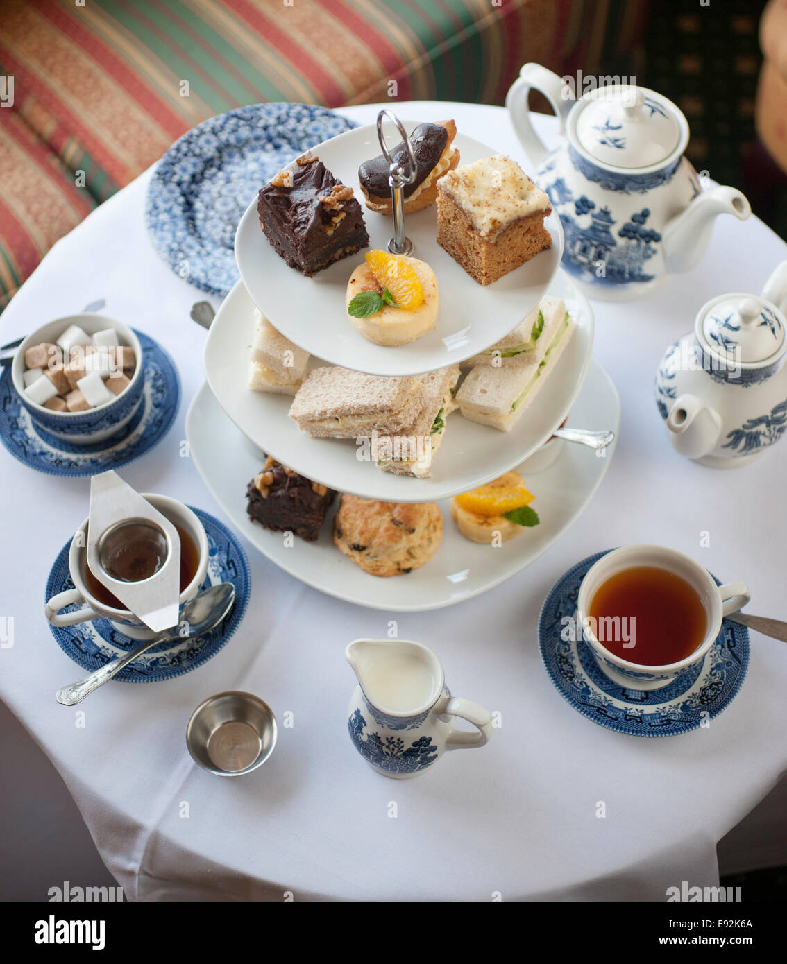 English afternoon tea Stock Photo
