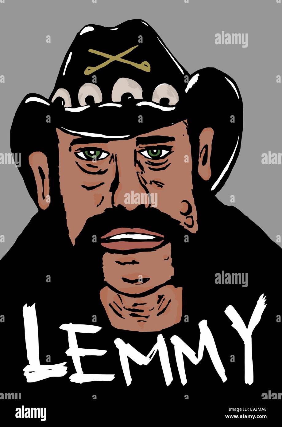Lemmy Kilmister Stock Photo