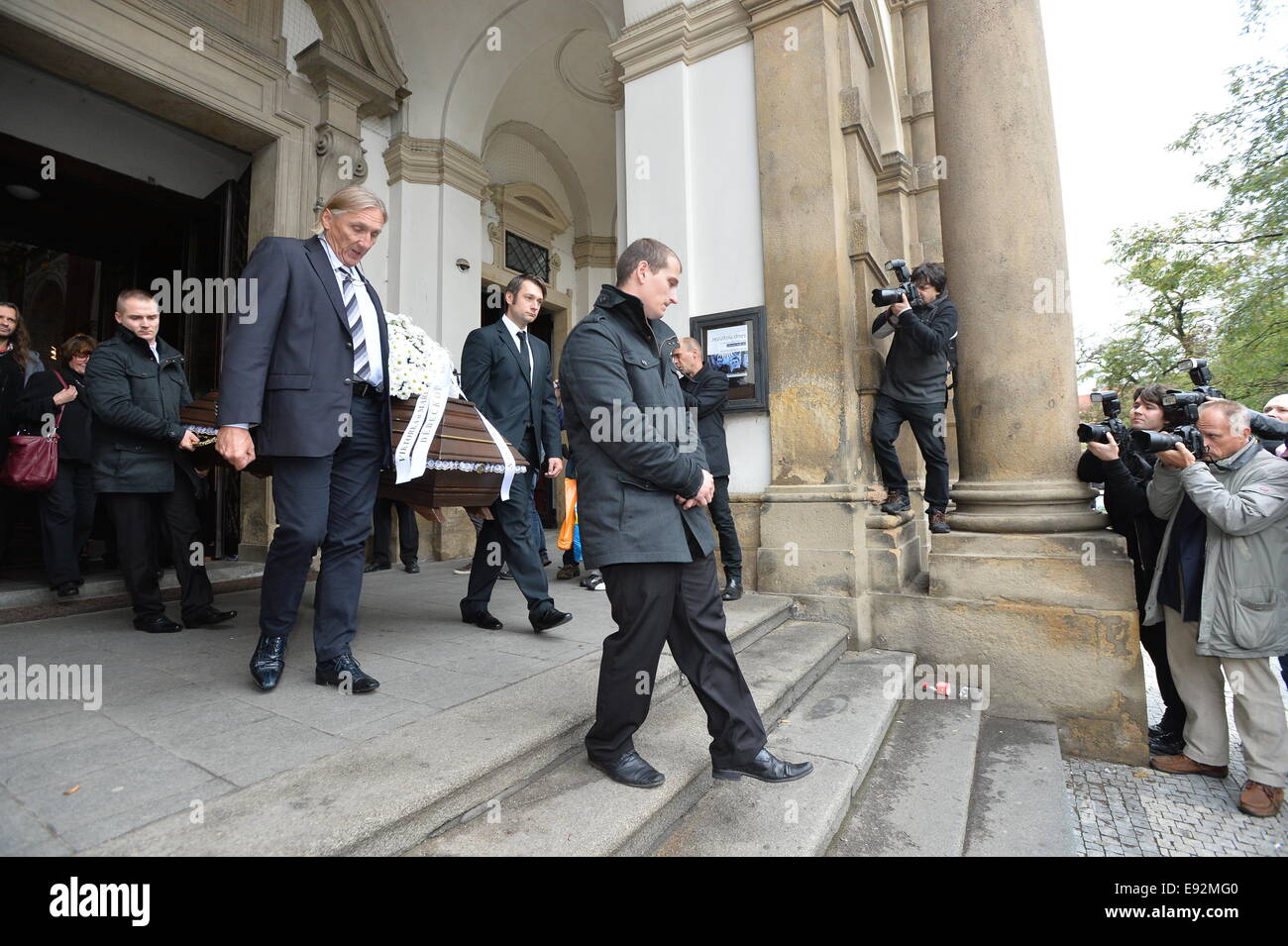 The funeral ceremony of Czech actor, dissident, a signatory of human ...