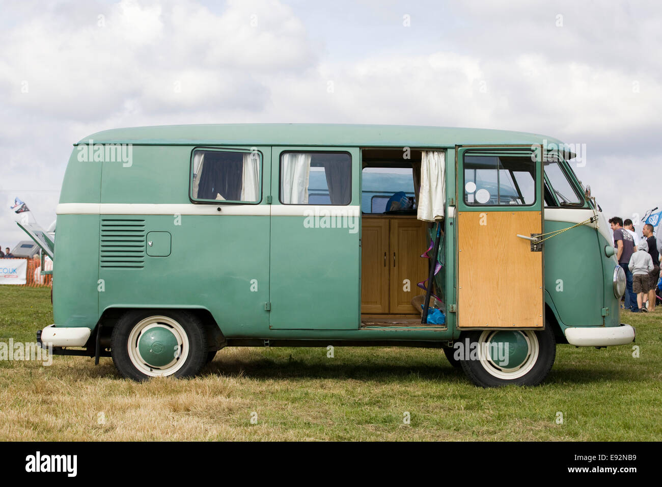Volkswagen Camper Van/Bus at a VW Show in England Stock Photo - Alamy