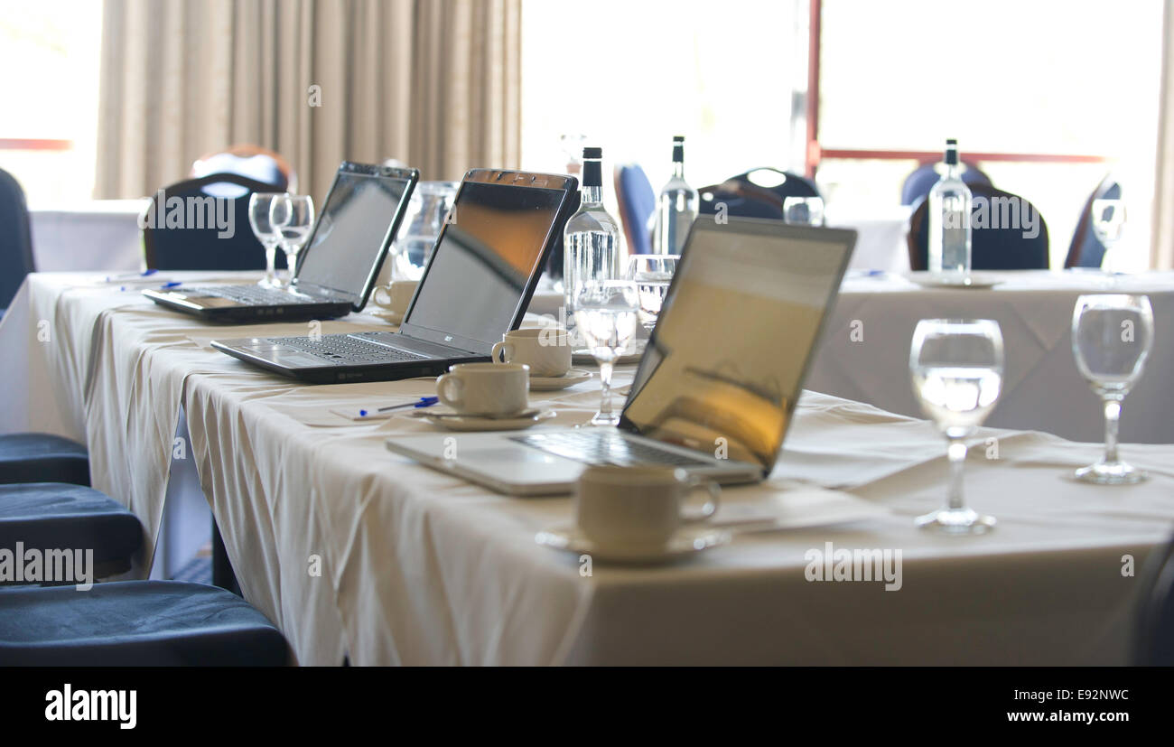 Corporate meeting in hotel Stock Photo