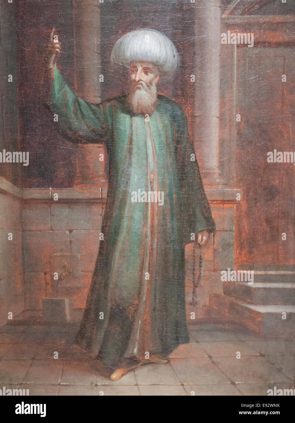 Imam, probably Jean Baptiste Vanmour Stock Photo - Alamy