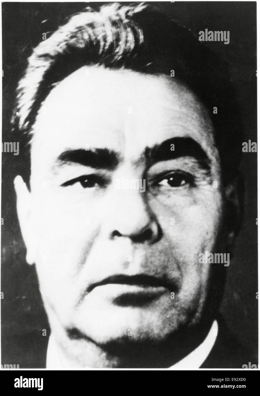 Leonid Ilich Brezhnev (1906-82), Russian Politician, General Secretary of the Communist Party of the Soviet Union (1964-82), Portrait, circa 1965 Stock Photo