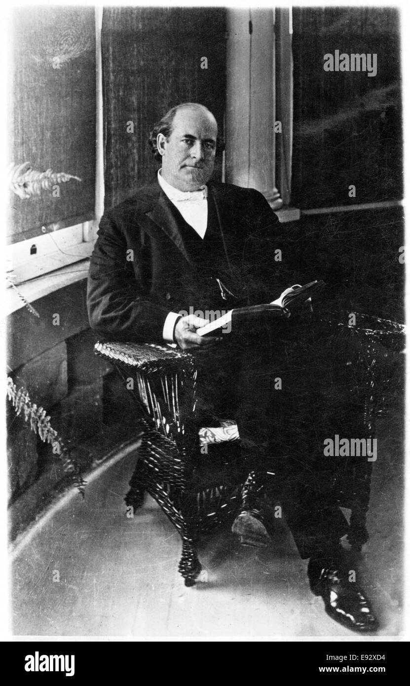 William Jennings Bryan (1860-1925), American Politician and participant in the Famous Scopes Trial of 1925, Portrait, circa 1910 Stock Photo