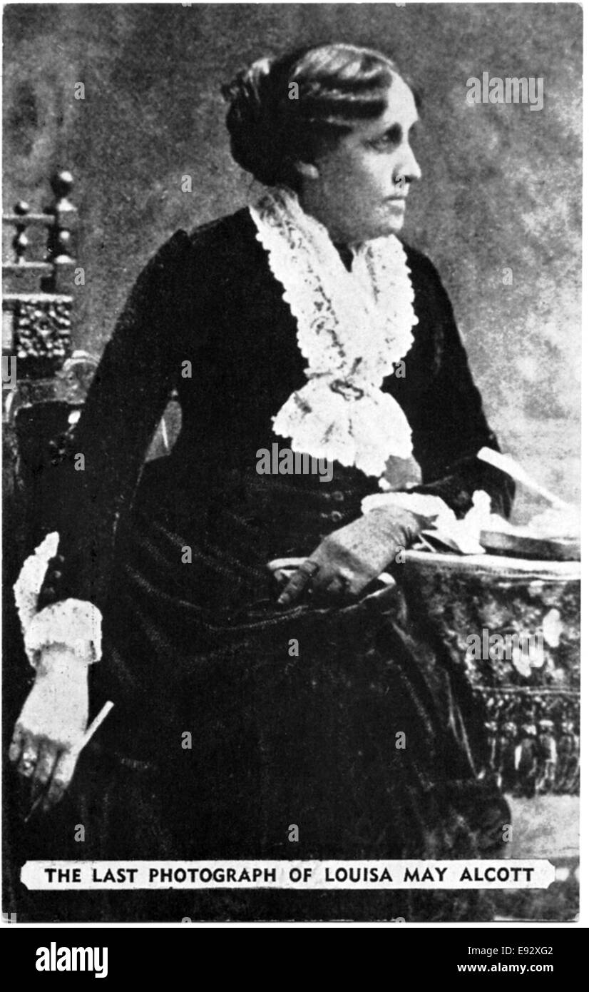 Louisa May Alcott (1832-88), American Novelist, Portrait, circa 1887 Stock Photo: 74438114 - Alamy