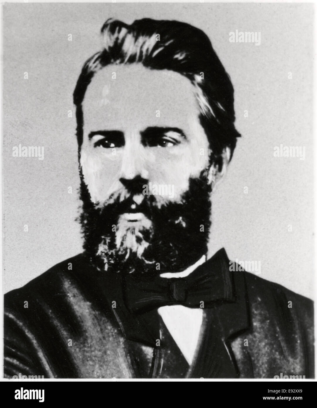 Herman Melville (1819-91), American Novelist and Poet, Portrait, circa 1861 Stock Photo