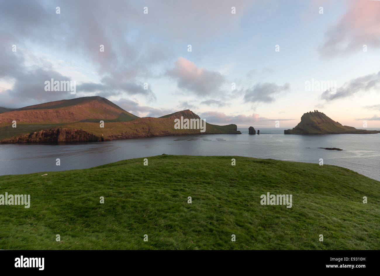 Tindholmur mykines sunset hi-res stock photography and images - Alamy