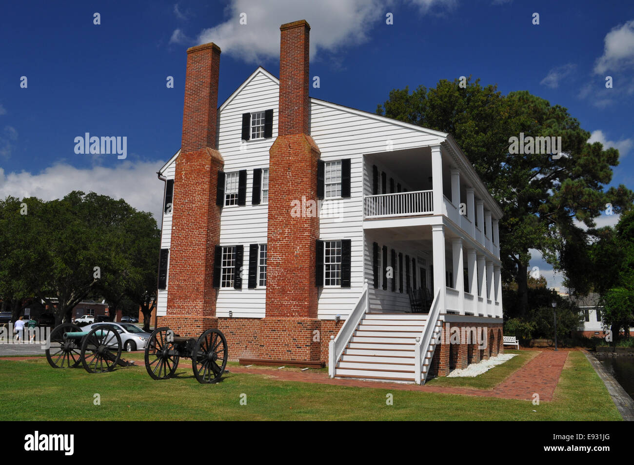 The Historic Barker House in Edenton North Carolina Stock Photo Alamy