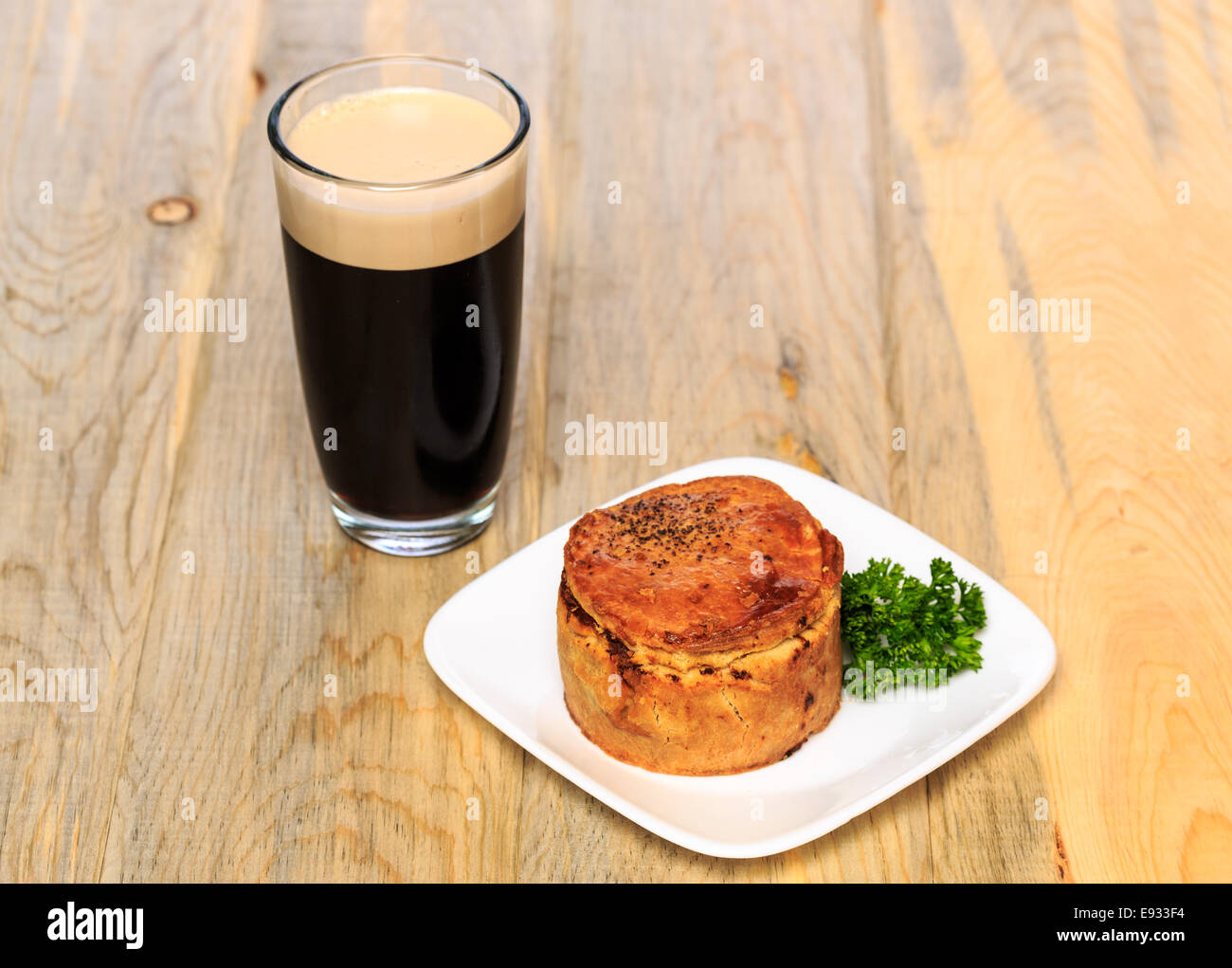 Trader Joe’s Market Steak and Ale Meat Pie prepared from frozen with a