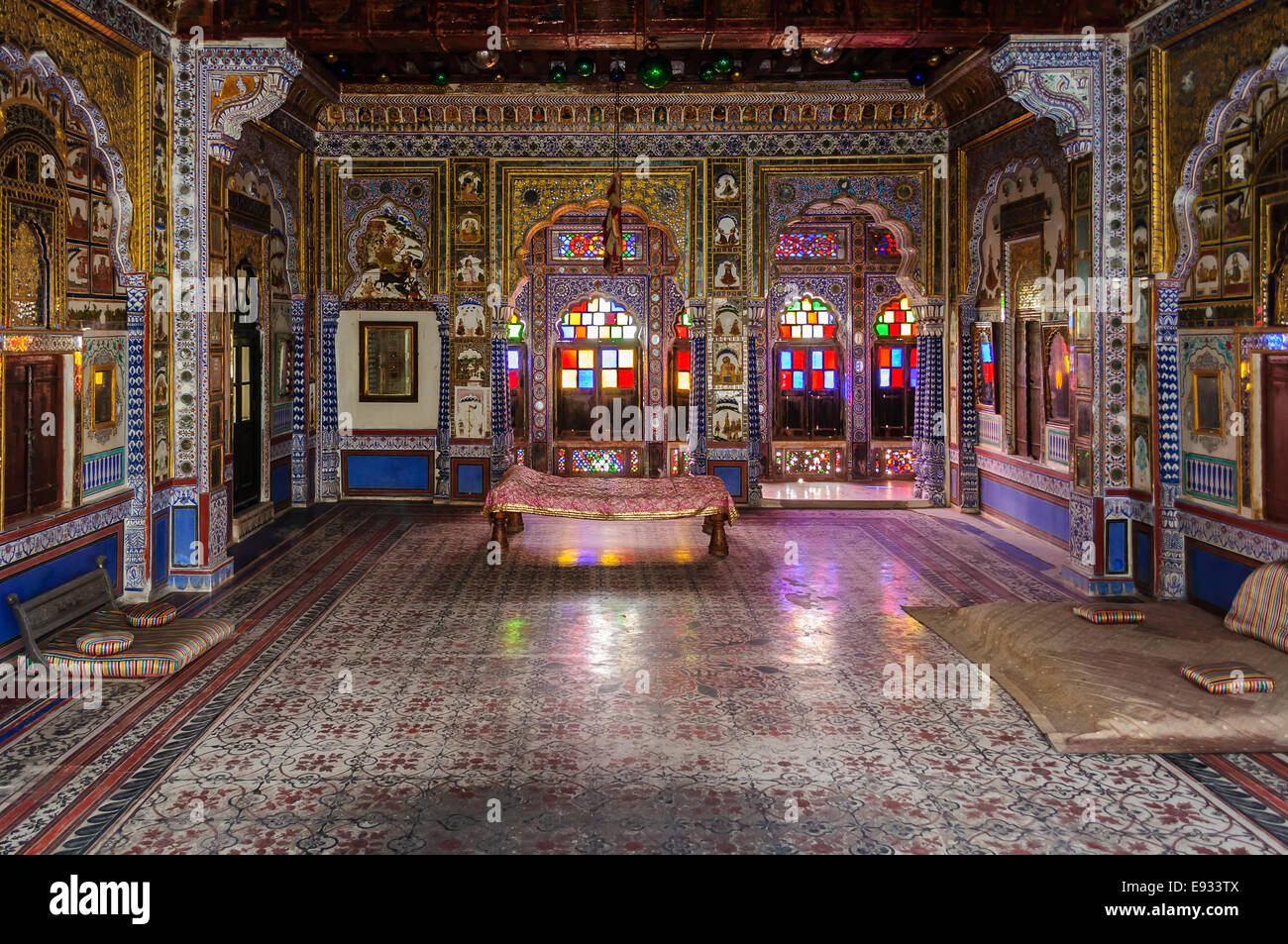 Throne room and Royal court of Marwar King, Mehrangarh fort, Rajasthan