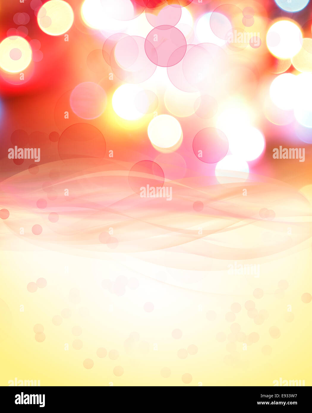 Colorful circles of light abstract background Stock Photo - Alamy