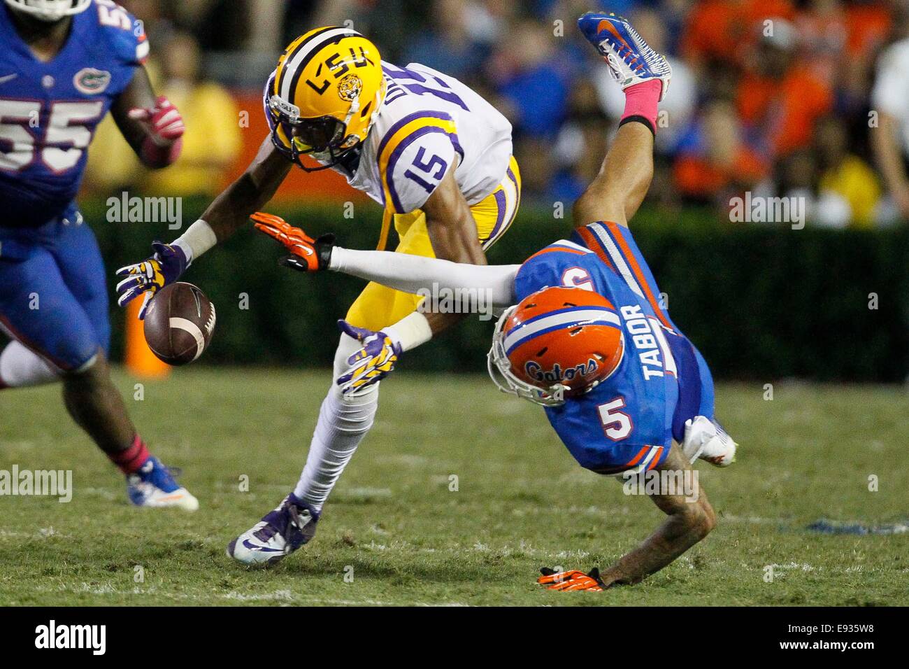 Oct 11, 2014 Gainesville, Florida, U.S. LSU Tigers wide receiver