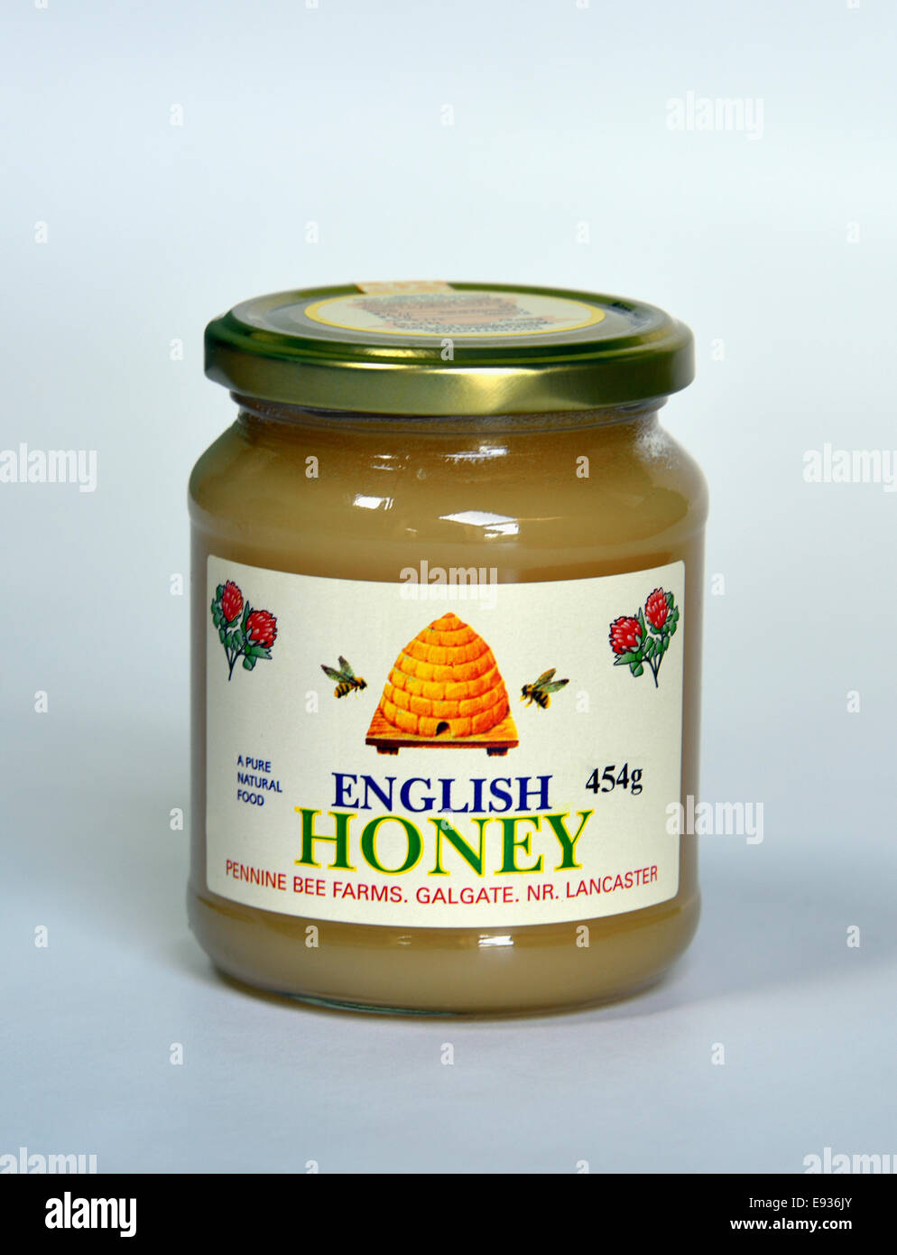 English Honey. Pennine Bee Farms, Galgate, Nr. Lancaster Stock Photo