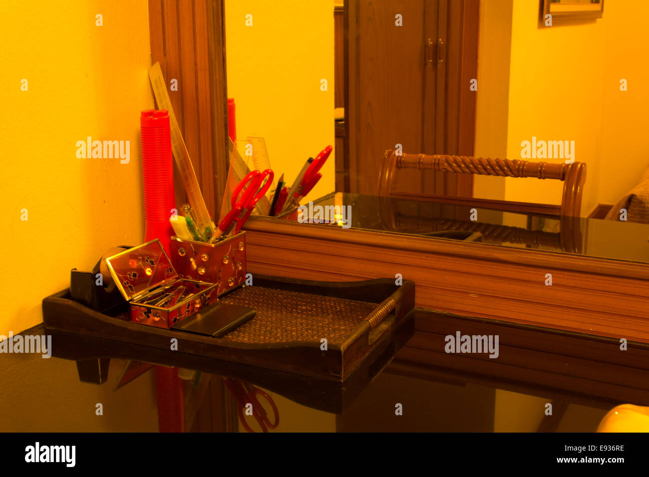 Container for objects in the room Stock Photo - Alamy