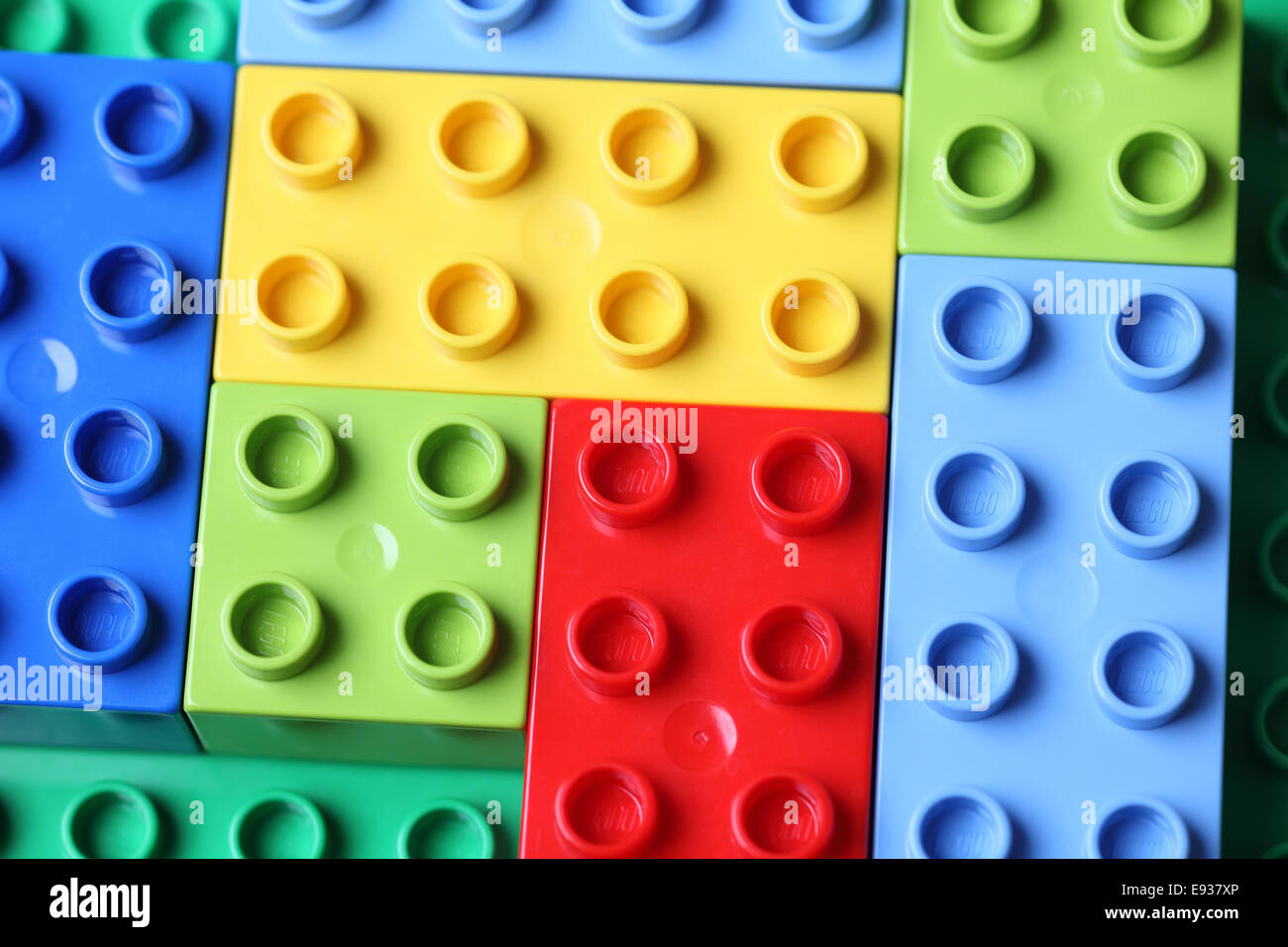 Yellow plastic lego duplo toy hi-res stock photography and images - Alamy
