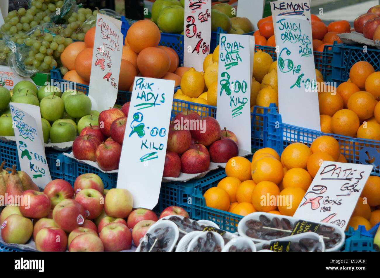 Fruit stall Stock Photo
