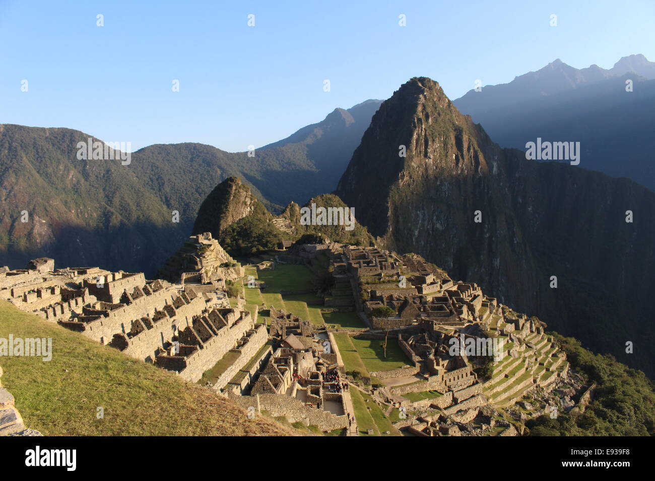 Macchu Picchu at Sunrise Stock Photo