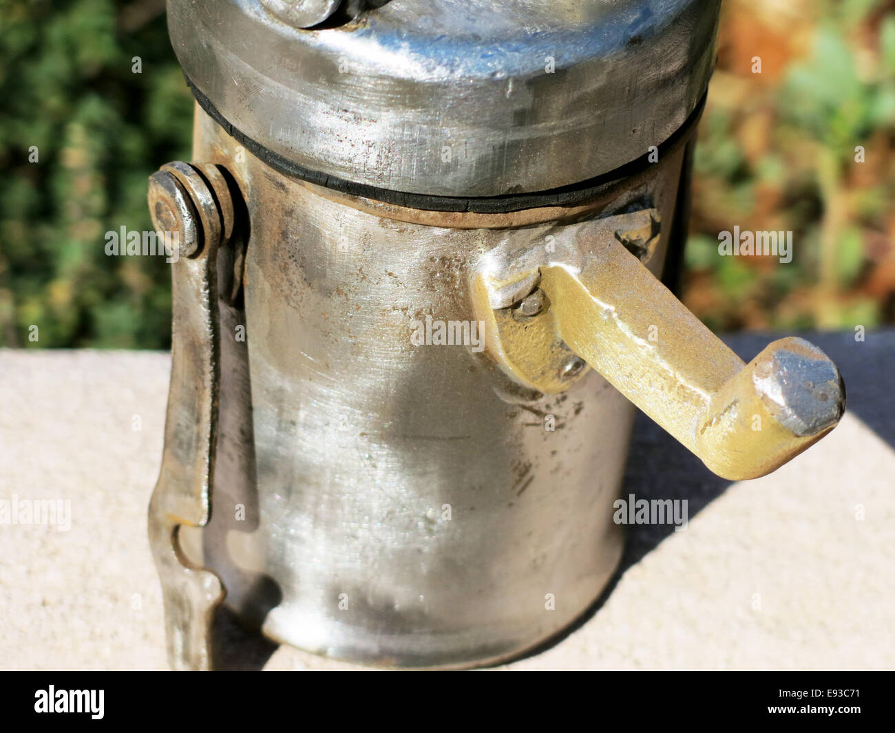 Antique carbide miners lamp deals